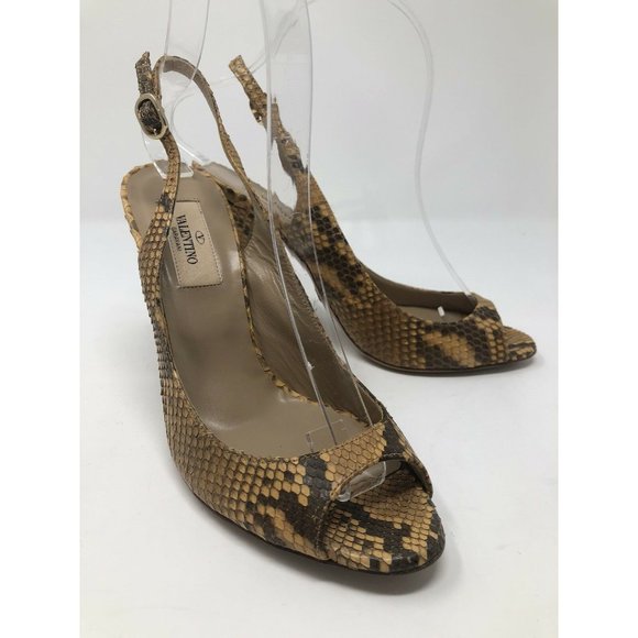 New Valentino Garavani Python Heels Size 7